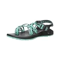 chaco zx3 classic sport sandale pour femme, vert (chukwalla aqua), 43 eu