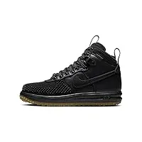nike homme lunar force 1 duckboot chaussures de basketball, noir, argent, gris, noir, mtllc slvr anthrct, 45 eu