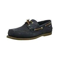 chatham - deck - chaussures bateau - homme - bleu - 44 eu (10 uk)