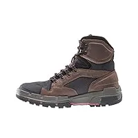 wolverine men's legend 6 inch waterproof comp toe-m work boot, dark brown, 7.5 3e us