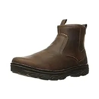 skechers usa men's resment korver chukka boot, dark brown, 7.5 m us