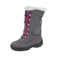 lico femme cathrin bottes de neige, gris grau pink grau pink, 38 eu