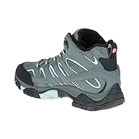 merrell moab 2 mid gtx, chaussures de randonnée hautes femme, gris, 42.5 eu