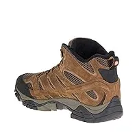 merrell men's moab 2 mid waterproof hiking boot, earth, 7 w us