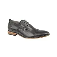 goor - chaussures de ville - homme (46 eu) (noir)