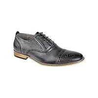 goor - chaussures de ville - homme (42 eu) (gris)