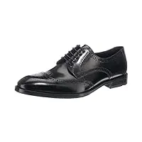 lloyd lucien, chaussures de ville à lacets pour homme - noir - noir, 41