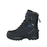 salomon femme chaussures de trekking, bottes d'hiver, noir bleu phantom black amparo blue, 42 eu