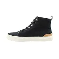 toms - femmes slip-on shoes, 36.5 eur, black polycanvas