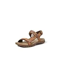 cat footwear homme atchison open toe sandals, brown (mens dark earth), 45 eu