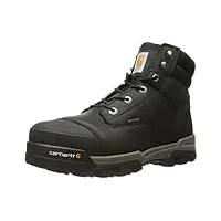 carhartt men's ground force 6-inch black waterproof work boot - composite toe, black oil tanned, 11.5 m us - new for 2017 - cme6351