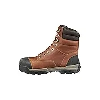 carhartt men's ground force 8-inch brown waterproof work boot - composite toe - new for 2017 - cme8355