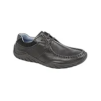 roamers - chaussures de ville - homme (43 eu) (cuir noir)