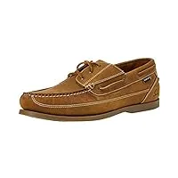 chatham homme rockwell ii g15 chaussures bateau, marron (walnut 001), 50 eu