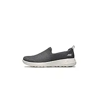 skechers go walk joy, slip on sneakers femme- gris (charcoal), 42 eu