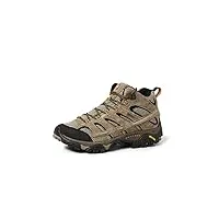 merrell moab 2 leather mid gtx, chaussures de randonnée hautes homme, marron (pecan), 41 eu