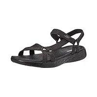 skechers on-the-go 600-brilliancy sandales de sport femme noir (black) 37 eu