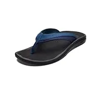 olukai women's 'ohana sandal blueberry/black 10