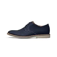 clarks chaussures richelieu modèle atticus lace pour homme, bleu (nubuck bleu marine), 41.5 eu