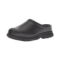 wolverine women's serve sr lx clog slip-on food service shoe, black, 5 m us