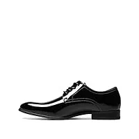 florsheim14212-004 - richelieus tux à bout uni - chaussures de cérémonie homme , noir (noir verni), 39 eu