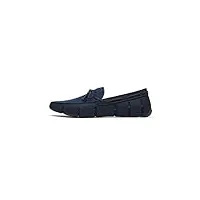 swims men's braided lace loafer navy 12 m us
