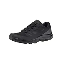 salomon outline gore-tex chaussures de randonnée pour homme, imperméables, confort d’une basket, accroche, durabilité, protection outdoor, black, 42