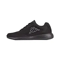 kappa homme follow oc sneakers basses, noir (noir/gris 1116), 39 eu