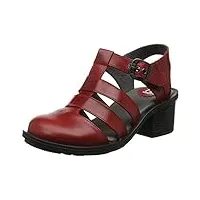 fly london femme cahy195fly escarpins bout fermé, rouge (red), 40 eu