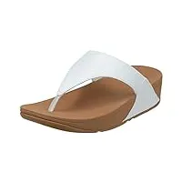 fitflop sandales lulu en cuir femme, blanc (urban blanc), 42 eu
