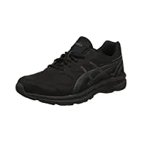 asics gel-mission 3, chaussures de randonnée basses homme, noir (black/carbon/phantom 9097), 45 eu