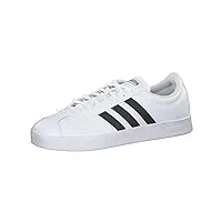 adidas homme vl court chaussures de fitness, ftwr white core black, numeric_42 eu