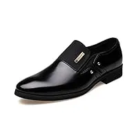 dadawen chaussure mocassins homme/classic oxford chaussures cuir homme noir 44