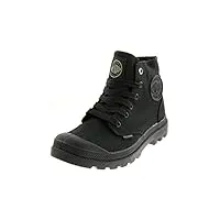 palladium mixte pampa monochrome sneaker boots, noir, 43 eu