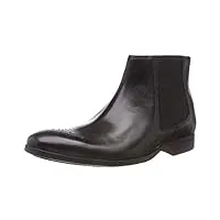 clarks homme gilmore chelsea bottes, noir (black leather), 42 eu