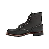 red wing homme iron ranger cuir black bottes 41 eu