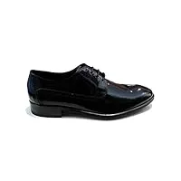 fontana , chaussures de ville à lacets pour homme - noir - new p. nero, 44 eu eu