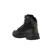 magnum strike force 6.0 s3 black waterproof leather side-zip combat safety boot