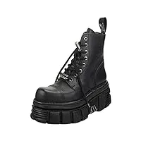 new rock combat boots mixte adulte bottes plate-forme - 37 eu
