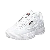 fila disruptor kids sneaker mixte enfant, blanc (white), 35 eu