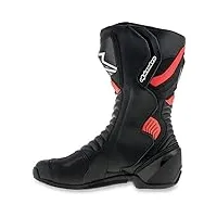 alpinestars men's 2243017-1030-50 boots black/red size 50