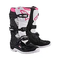 alpinestars 2013218-130-7 bottes pour femme noir/blanc/rose taille 7