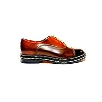 santoni chaussures à lacets pour femme - marron - marrone spazzolato, 40 eu eu
