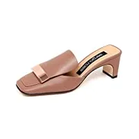 sergio rossi f0962 sandalo donna pink scarpe sabot shoe woman [35]