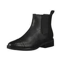 cole haan womens mara grand leather ankle chelsea boots black us 6 medium (b,m)