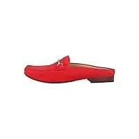sioux cortizia-702 sabot 63094 chaussures grandes tailles pour femme rouge, rouge, 44.5 eu