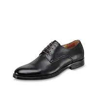 digel 632316 sebastian 1001956-10 chaussures à lacets pour homme, noir - noir - noir , 44 eu