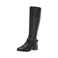 lucky brand womens karesi harness knee-high boots black us 8 medium (b,m)