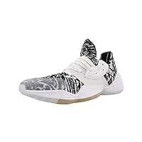 adidas homme crazy x 4 chaussure de basketball, ftwr white core black st pâle nude, 44 2/3 eu