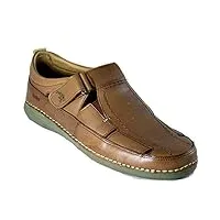fluchos f0510 sandales en cuir pour homme - marron - marron, 41 eu eu